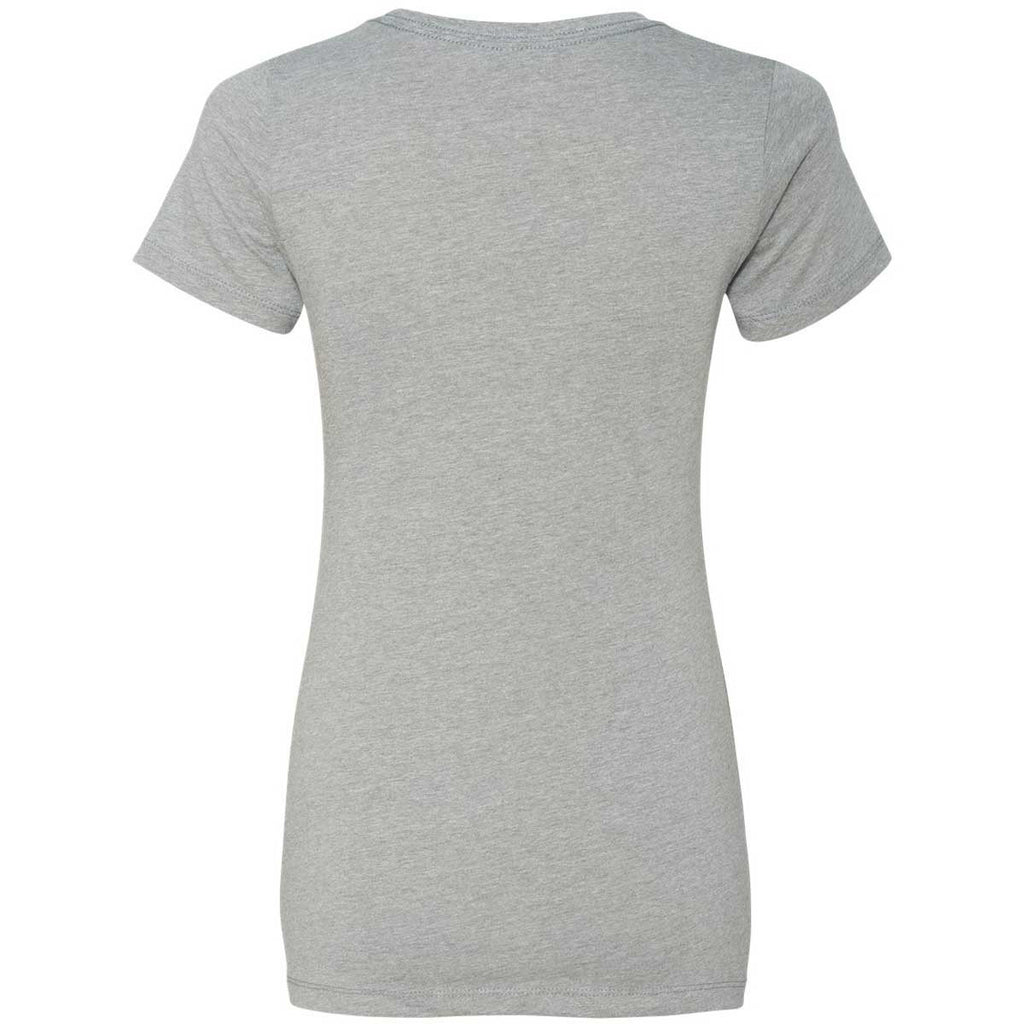 Next Level Women's Dark Heather Grey CVC Crew Tee