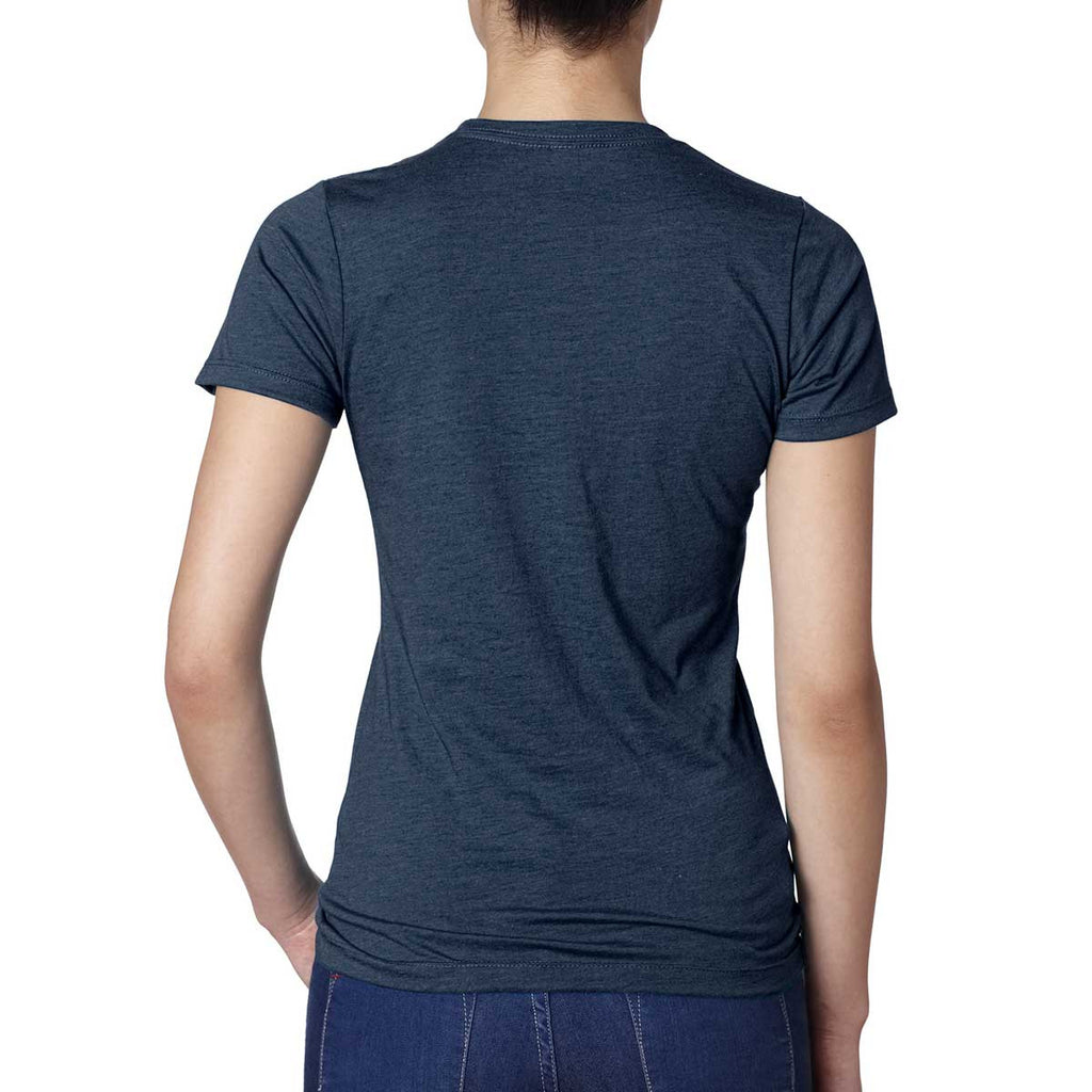 Next Level Women's Midnight Navy CVC Crew Tee