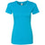 Next Level Women's Turquoise CVC Crew Tee