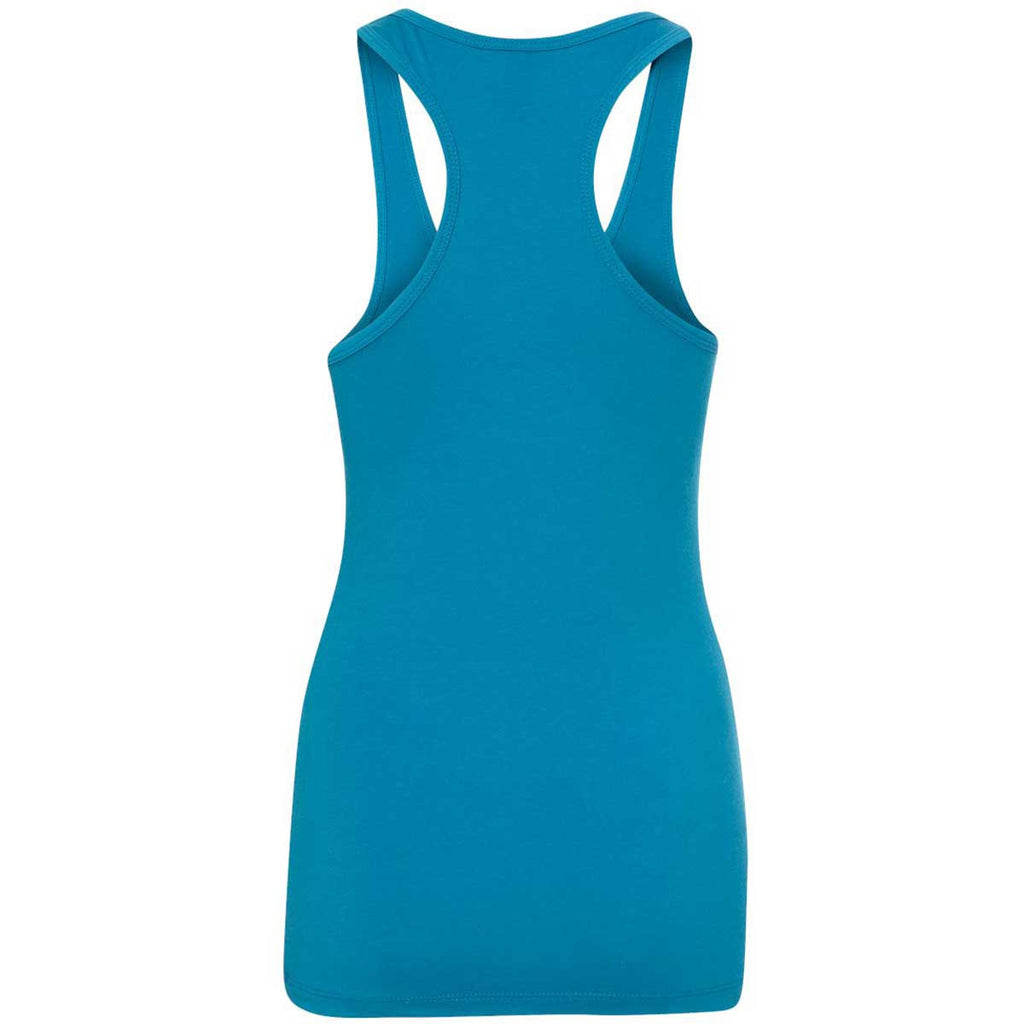 Next Level Women's Turquoise Jersey Racerback Tank