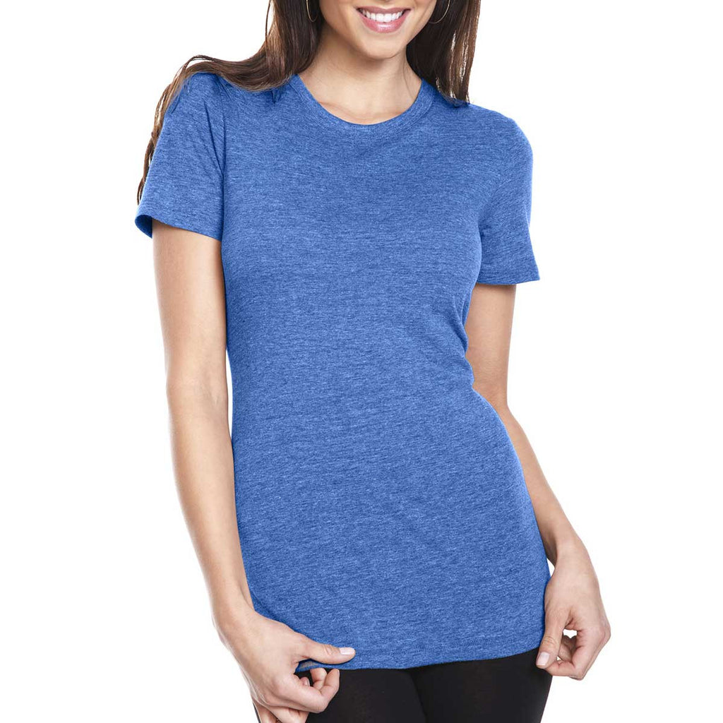 Next Level Women's Vintage Royal Triblend Crew