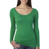 Next Level Women's Envy Triblend Long-Sleeve Scoop Tee