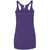 Next Level Women's Purple Rush Triblend Racerback Tank