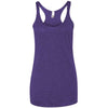 Next Level Women's Purple Rush Triblend Racerback Tank