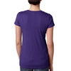 Next Level Women's Purple Rush Triblend Deep-V Tee