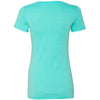 Next Level Women's Tahiti Blue Triblend Deep-V Tee