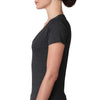 Next Level Women's Vintage Black Triblend Deep-V Tee