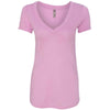 Next Level Women's Vintage Lilac Triblend Deep-V Tee