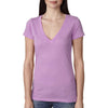 Next Level Women's Vintage Lilac Triblend Deep-V Tee