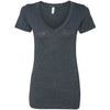 Next Level Women's Vintage Navy Triblend Deep-V Tee