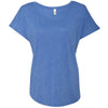 Next Level Women's Vintage Royal Triblend Dolman