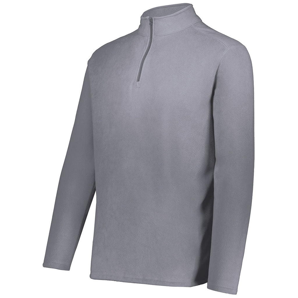 Augusta Sportswear Men's Graphite Micro-Lite Fleece 1/4 Zip Pullover