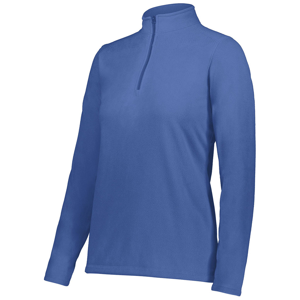 Augusta Sportswear Women's Royal Micro-Lite Fleece 1/4 Zip Pullover