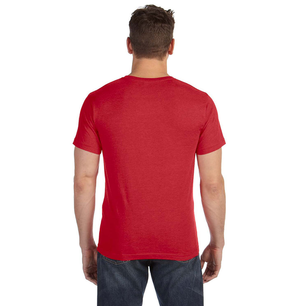 LAT Men's Vintage Red Fine Jersey T-Shirt