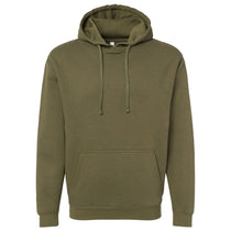 LAT Unisex Military Green Elevated FleeceBasic Hoodie