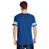 LAT Men's Vintage Royal/Blended White Football Fine Jersey T-Shirt