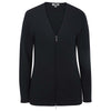 Edwards Women's Navy V-Neck Full Zip Cardigan