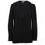 Edwards Women's Black V-Neck Full Zip Cardigan