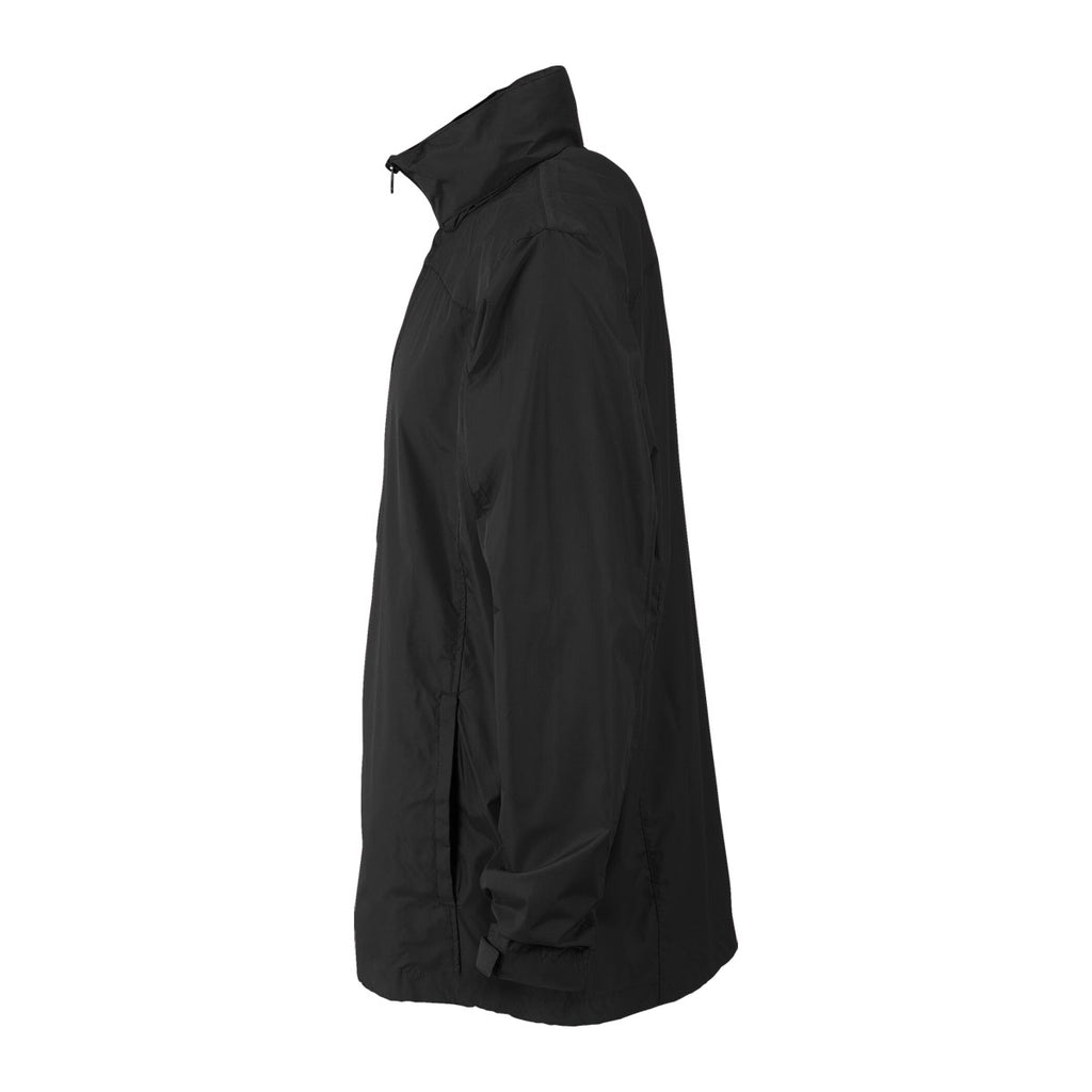 Vantage Men's Black Full-Zip Lightweight Hooded Jacket