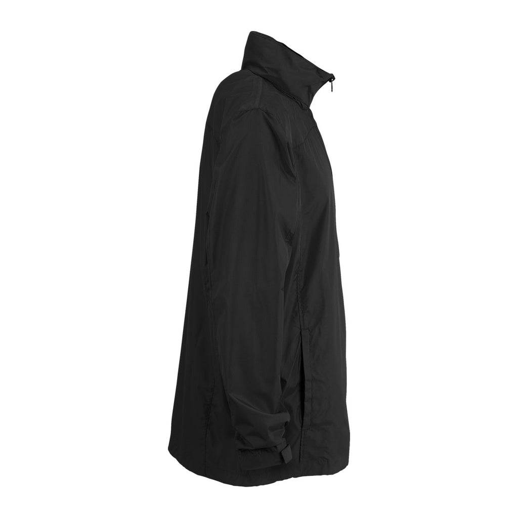 Vantage Men's Black Full-Zip Lightweight Hooded Jacket