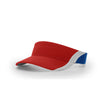 Richardson Red/Royal/White Dryve Color Split Visor