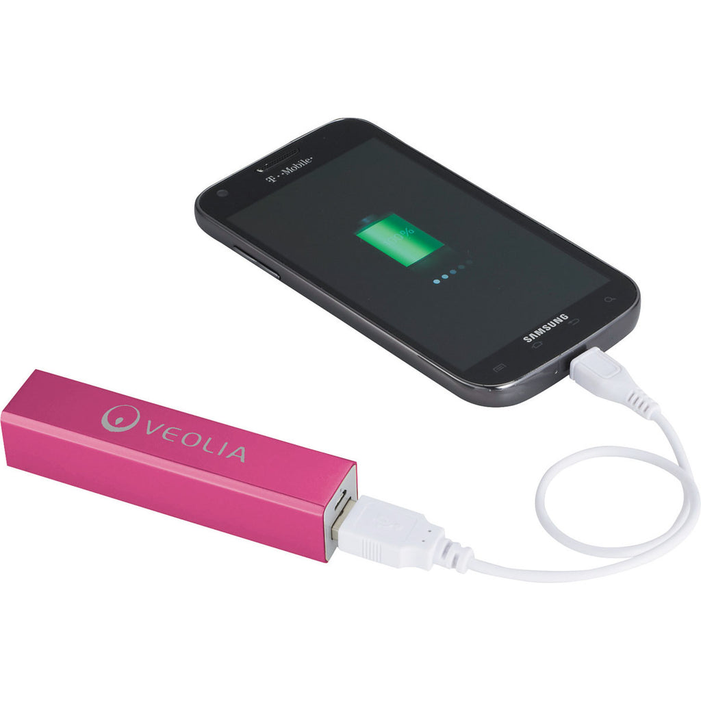 Leed's Pink Jolt 2200 mAh Power Bank