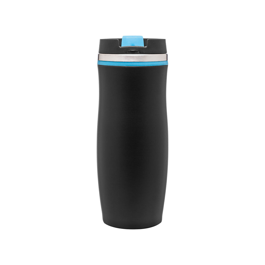 ETS Black/Aqua Berlin Stainless Steel Tumbler 12 oz