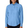 Columbia Women's White Cap Blue Tamiami II Long Sleeve Shirt