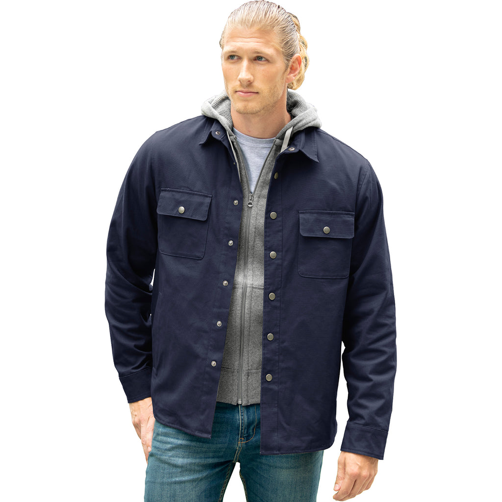 Vantage Men's Navy Boulder Shirt jacket