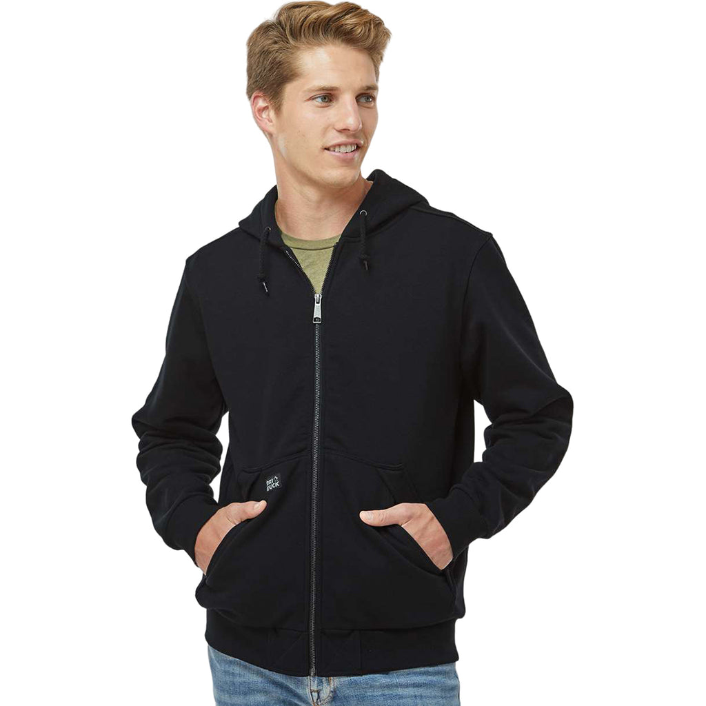 Dri Duck Men's Black Mission Full-Zip Hooded Jacket