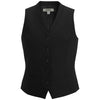 Edwards Women's Black Ottoman Trim Vest