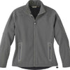 North End Women's' Graphite Three-Layer Fleece Bonded Soft Shell Technical Jacket