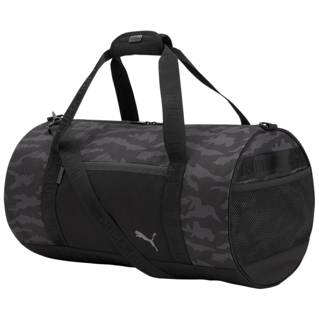 Puma Golf Puma Black Camo Barrel Duffel