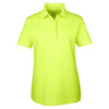 Core 365 Women's Safety Yellow Origin Performance Pique Polo