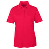 Core 365 Women's Classic Red Origin Performance Pique Polo with Pocket