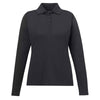 Core 365 Women's Carbon Pinnacle Performance Long-Sleeve Pique Polo