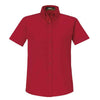 Core 365 Women's Classic Red Optimum Short-Sleeve Twill Shirt