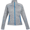 North End Women's Platinum Flux Melange Fleece Jacket