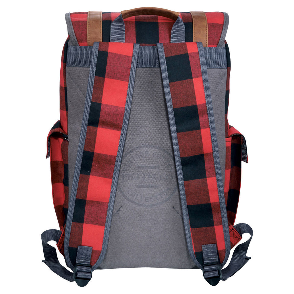 Field & Co. Red Campster 17" Computer Backpack