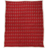 Field & Co. Red Plaid Sherpa Blanket