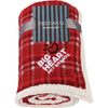 Field & Co. Red Plaid Sherpa Blanket