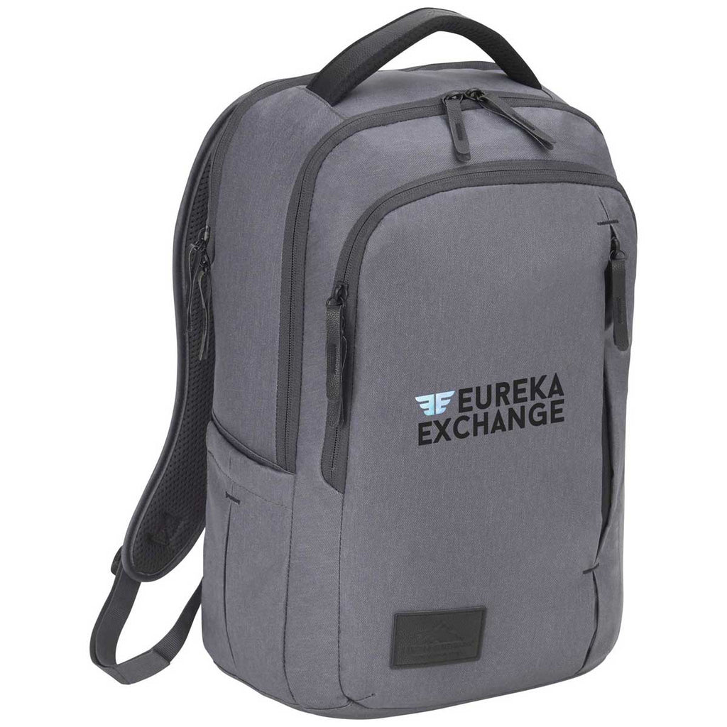 High Sierra Grey Slim 15" Computer Backpack