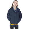 Charles River Youth True Navy/Yellow New Englander Rain Jacket