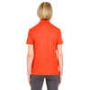 UltraClub Women's Orange Cool & Dry Mesh Pique Polo