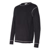 J. America Men's Black/Vintage White Vintage Long Sleeve Thermal T-Shirt