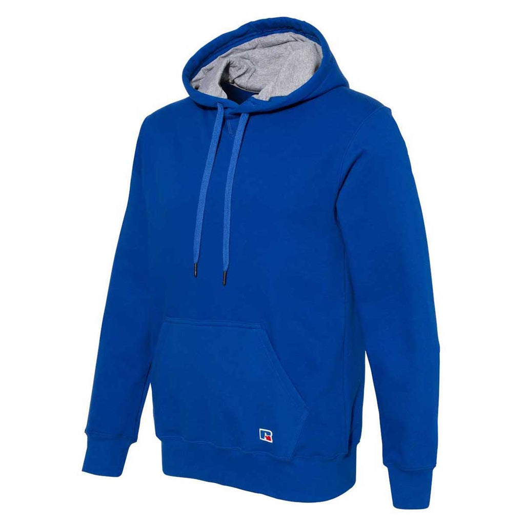 Russell Athletic Men's Royal Cotton Rich Fleece Hooded Sweatshirt