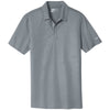 Nike Men's Cool Grey Golf Dri-FIT Embossed Tri-Blade Polo