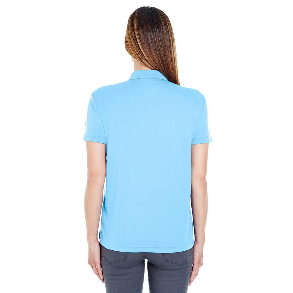 UltraClub Women's Columbia Blue Cool & Dry Sport Polo