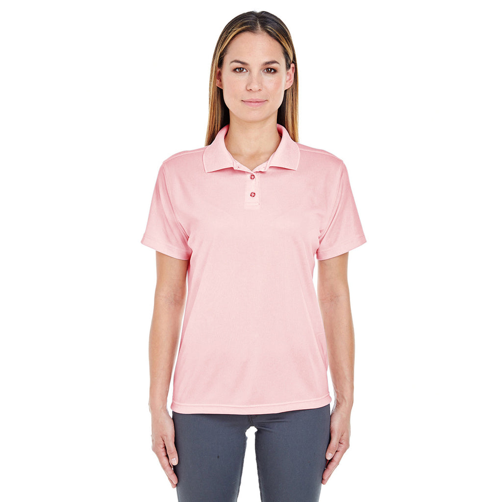 UltraClub Women's Pink Cool & Dry Sport Polo