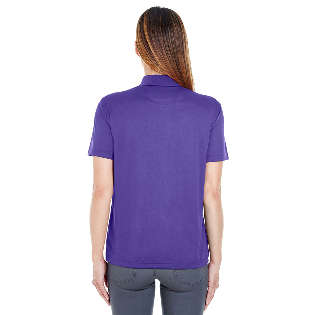 UltraClub Women's Purple Cool & Dry Sport Polo